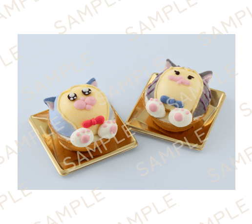 メロとタビのケーキ